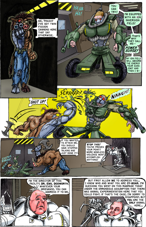 Cy-Boar #5 The Intruder
