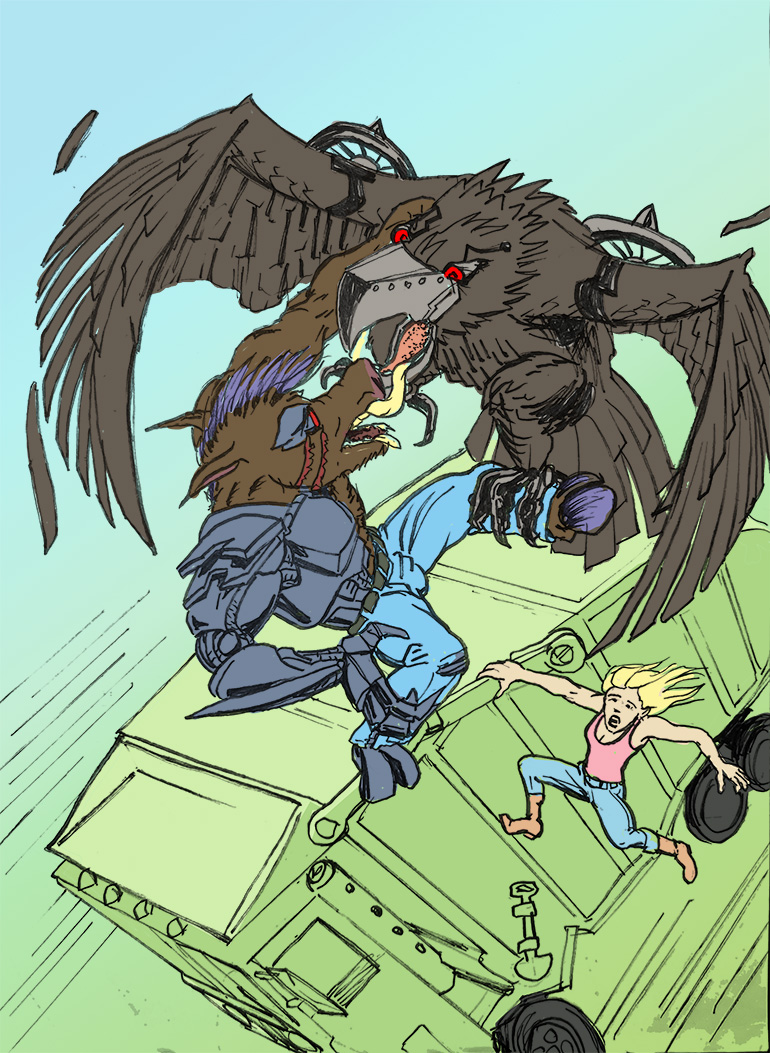 Cy vs the Rust Raven